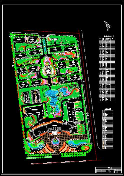 某小区绿化总平面图3000730716建筑面积:设计风格:图纸深度:方案